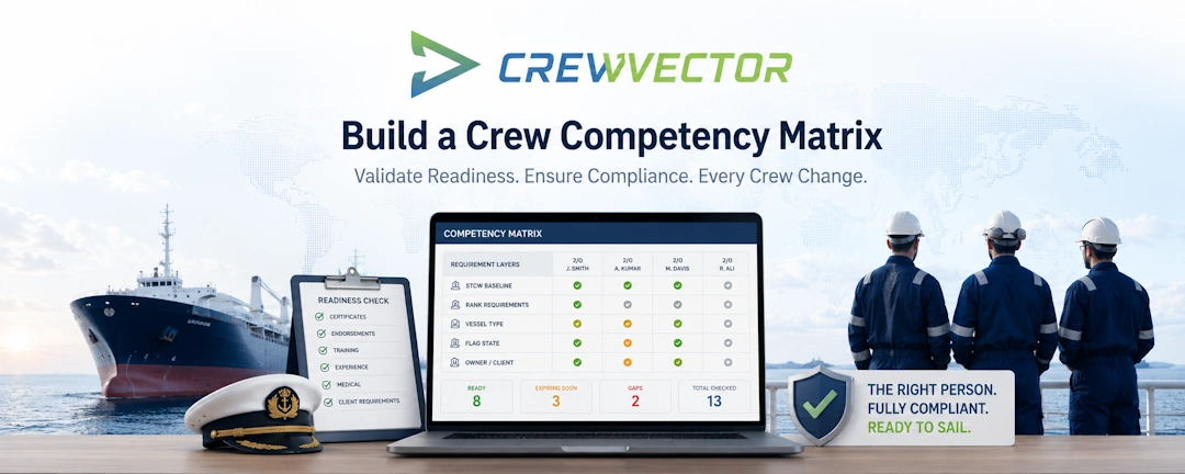 How to Build a Crew Competency Matrix That Validates Readiness Before Every Crew Change